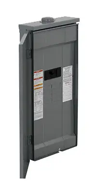 Square D HomeLine 200 Amp 8 Space 16 Circuit Main Breaker Load Center