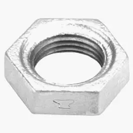 1-Inch Galvanized Lock Nut Heavy Duty Plumbing Hardware Various