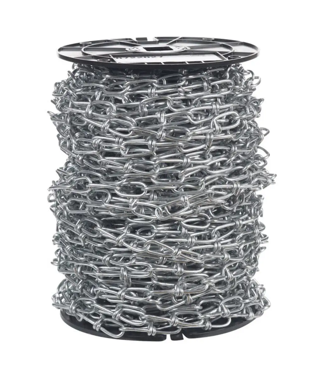 Campbell T0722027N Double Loop Chain Silver Decorative and Functional Use