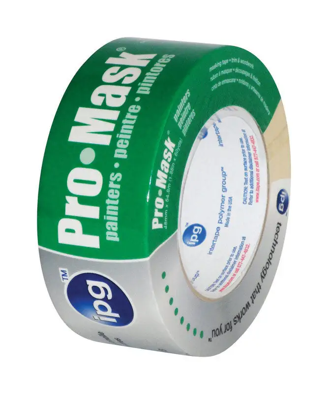 IPG Pro-Mask 1.88 Inch Wide 60 Yard Long Beige Masking Tape Pack 16