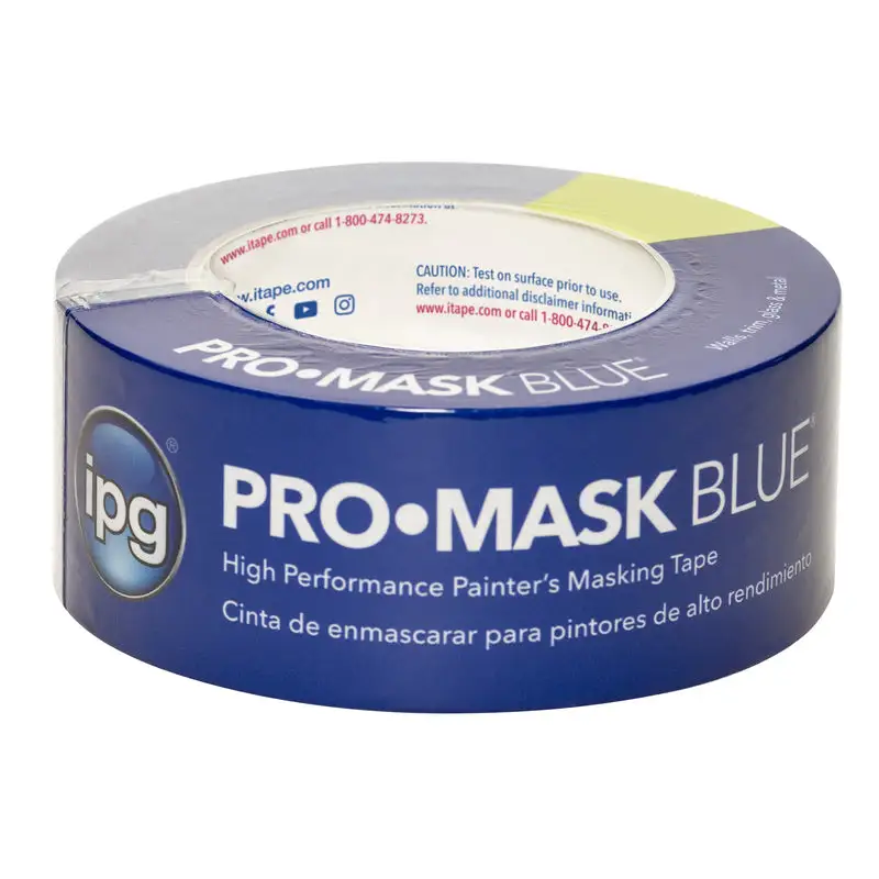IPG Pro-Mask 1.88 Inch Wide 60 Yard Long Blue Masking Tape Pack 16