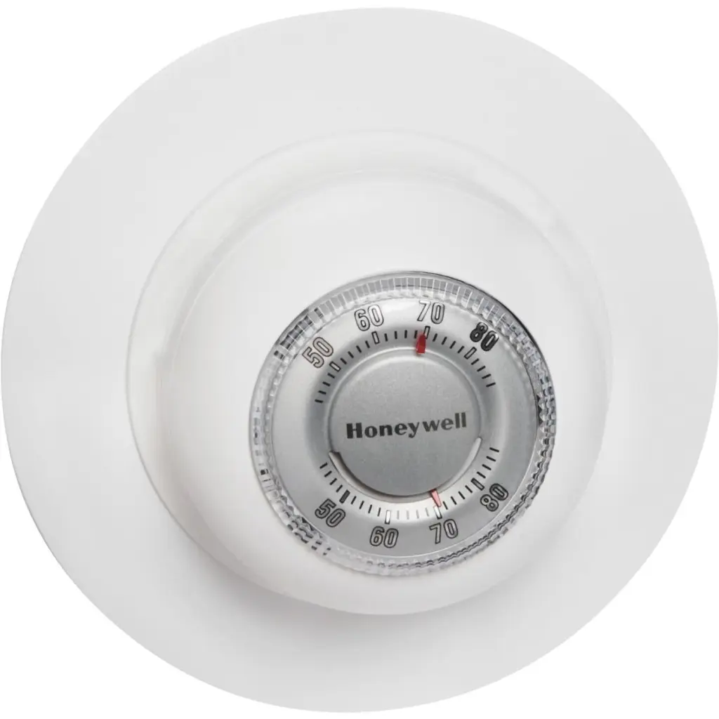 Honeywell Heat Only Off White Round Wall Thermostat Home Heating Systems