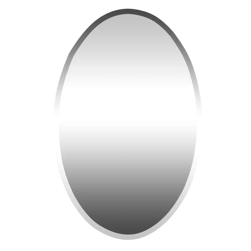 Zenna Home 31 . H X 21 . W X 4 . D Oval Medicine Cabinet Mirror Bathroom