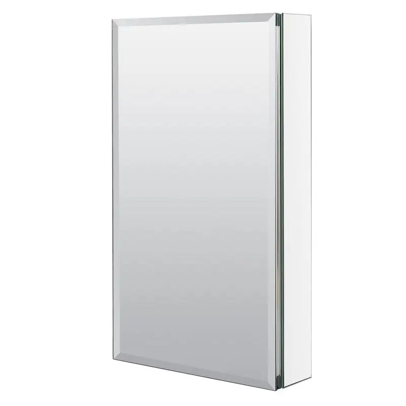 Zenna Home 26 . H X 15 . W X 5 . D Rectangle Medicine Cabinet Mirror
