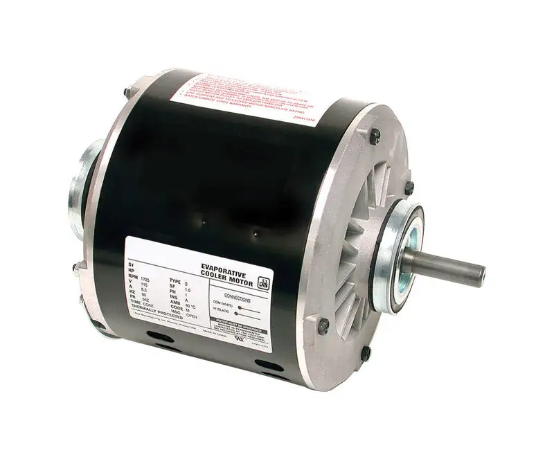 Dial 6.25 . H X 6.25 . W Black Metal Evaporative Cooler Motor HVAC Systems