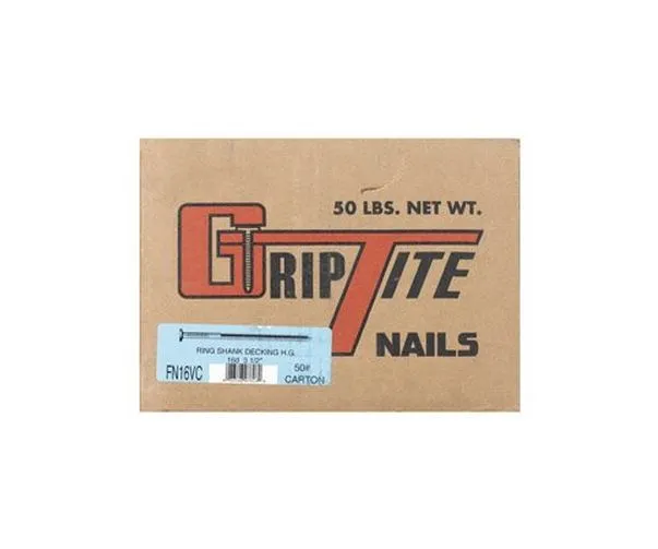 Fox Valley FN16VC Treated Lumber Nail 3-1/2 Inch Diamond Point Hot Dip Galvanized