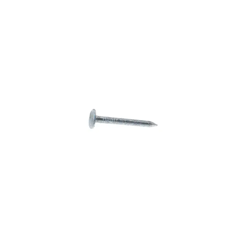 Grip-Rite 1-1/2 . Roofing Hot-Dipped Galvanized Steel Nail Smooth Shank Flat 1 lb. Pack 12