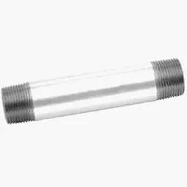 3/8 x 1-1/2-Inch Galvanized Nipple Pipe Fitting Durable Connections Anvil