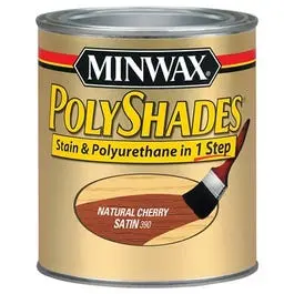 1-Quart Cherry Satin Polyshades Wood Stain and Finish One Minwax