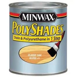 1-Quart Classic Oak Gloss Polyshades Wood Stain and Finish One Minwax