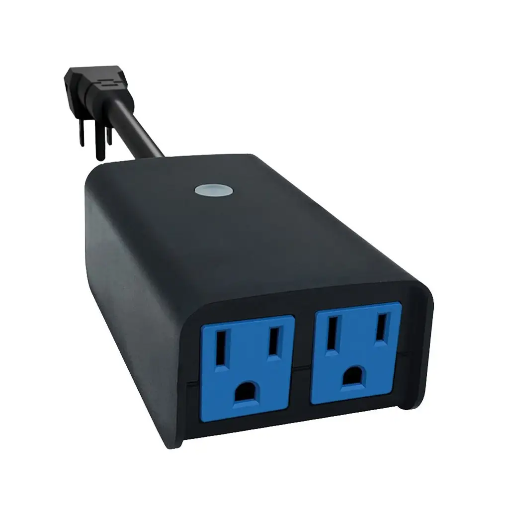 AmerTac SMARTPLUG2A Westek Wi-Fi 2-Outlet Outdoor Plug- Timer