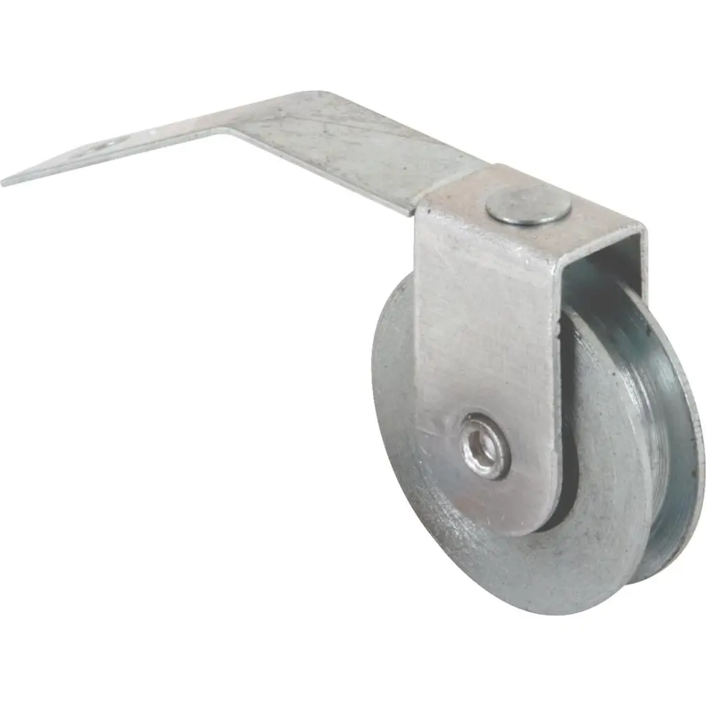 Prime-Line 1 Inch x 5/16 Inch Center Groove V-Spring Tension Steel Screen Door Roller Assembly 2-Count Prime Line