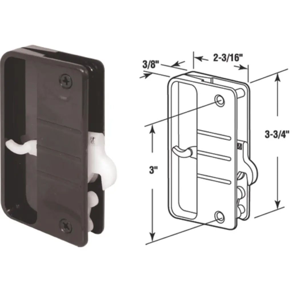 Prime-Line Screen Door Handle Set Easy Entry and Exit Prime Line