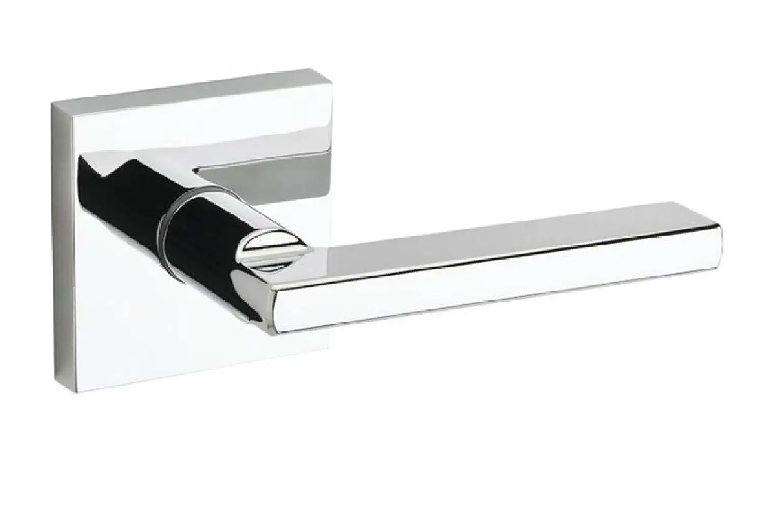 Kwikset 154HFL SQT-26 Passaged Hall Closet Lever 2 Grade Polished Chrome Door Handle