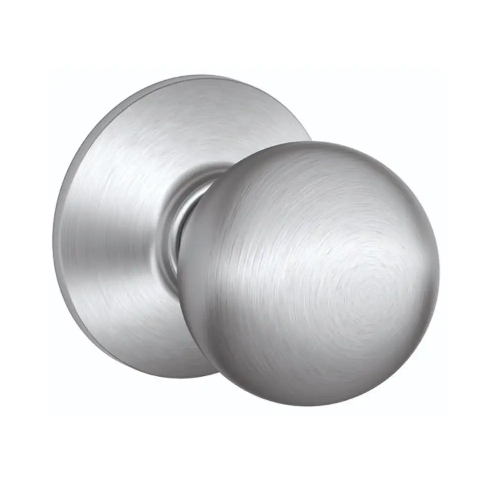 Schlage F10CSVORB626 Orbit Design Passage Lockset Knob Satin Chrome