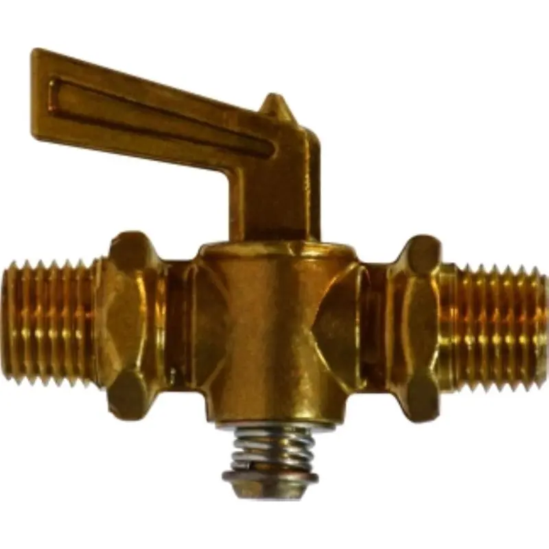 Anderson Metals 1/8 MIP x 1/8 MIP Brass Pipe Valve Pack 5