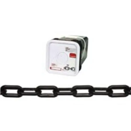 Campbell Black Plastic Chain 138' Decorative Safety Barrier Chain