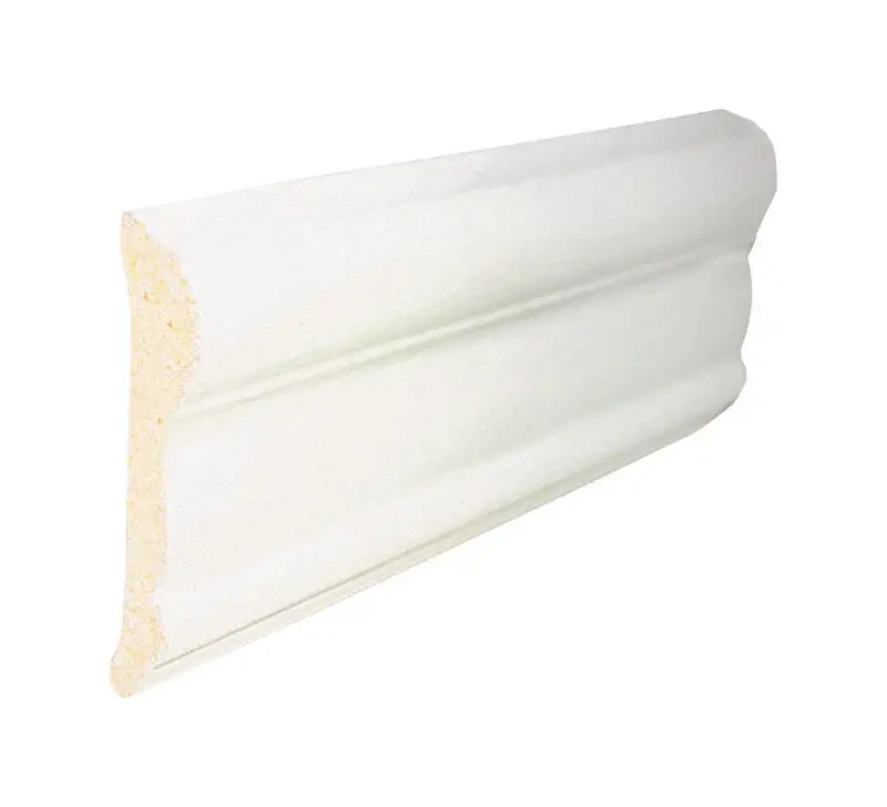 Inteplast Building Products 2-5/8 Inch x 8 Foot Prefinished White Polystyrene Trim Pack 12