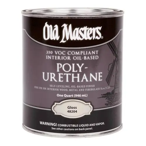 Old Masters 48301 Gal Oil Polyurethane Satin 350 VOC Protective Wood Coating