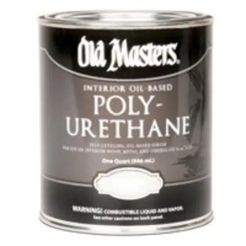 Old Masters 49616 Polyurethane Satin 1/2 Pint Small Project Wood Finish