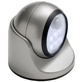 Wireless LED Porch Light Motion-Activated Silver - Energy Efficient Various