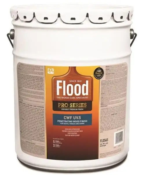 Flood CWF-UV5 Pro-Series Exterior Wood Finish Natural Base 5 Gallon
