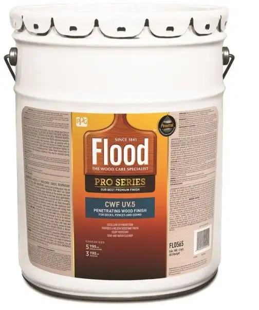 Flood CWF-UV5 Pro-Series Premium Penetrating Wood Finish 5 Gallon