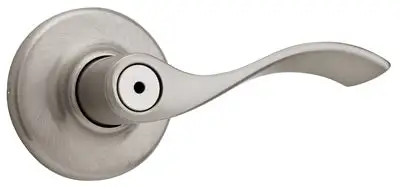 300BL 15 6AL RCS Balboa Privacy Door Lever Satin Nickel