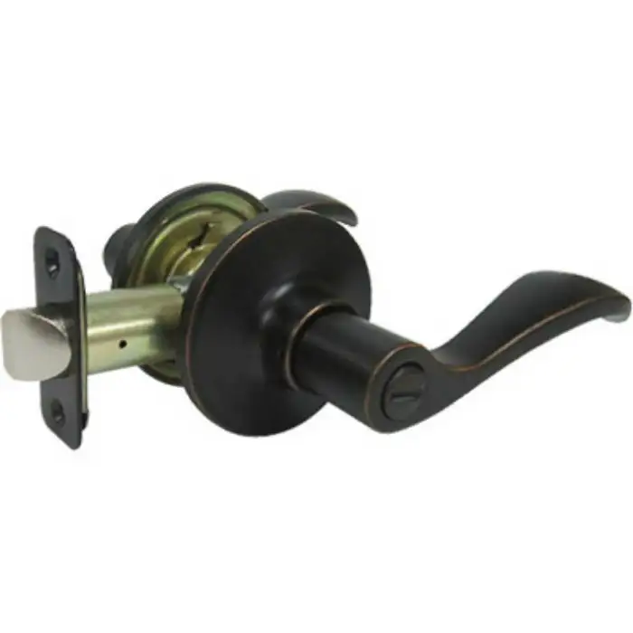 Taiwan Fu Hsing LYEX701BZ Reversible Naples Privacy Lever Lockset Aged Bronze