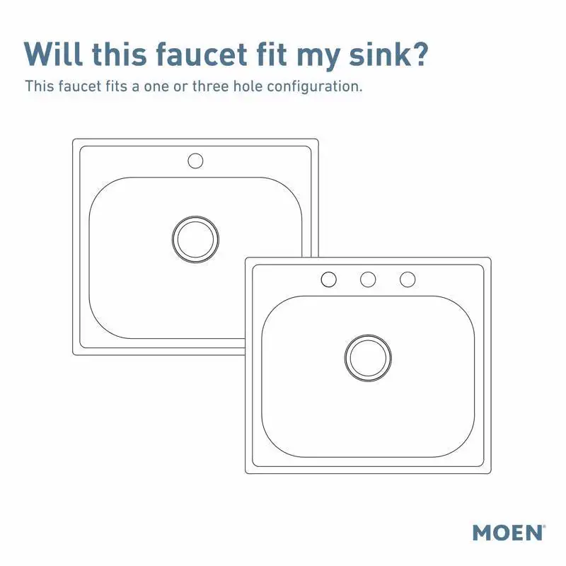Moen Renzo One Handle White Pull-Out Kitchen Faucet Sprayer