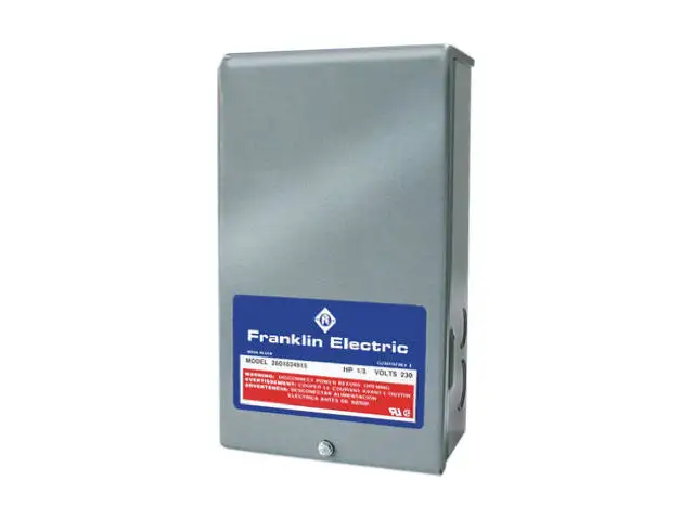 Flint & Walling 126319A 1-HP 230V Control Box Franklin Submersible Pump