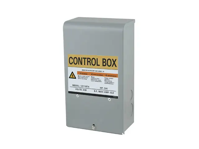 Flint & Walling 127189A 1/2 HP 230V Submersible Control Box