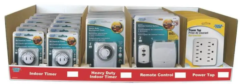 Power Zone TRY24RCTAP Timer Remote Tap Display LCD Screen Easy Control