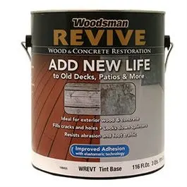 Revive Wood & Concrete Restoration Tint Base 1-Gallon DIY Projects Woodsman