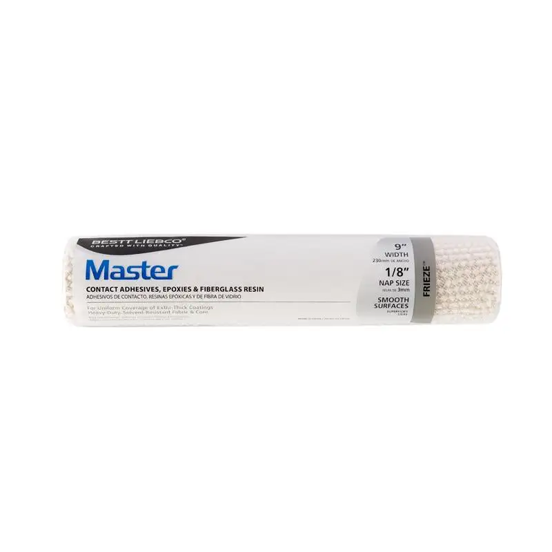 Bestt Liebco Frieze Woven Nylon Loop 9W x 1/8 Adhesive Applicator Paint Roller Cover Pack 12