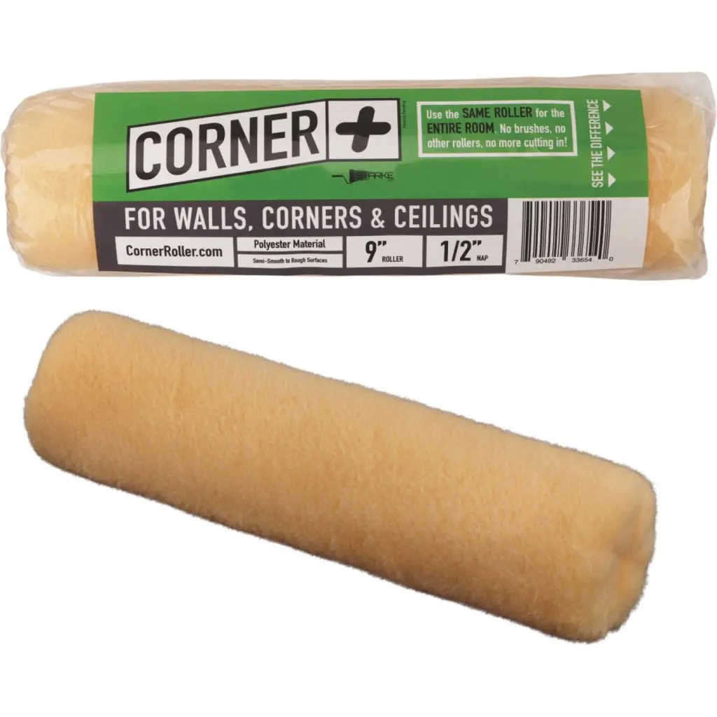 Corner Roller 9 x 1/2 Knit Paint Roller Cover Smooth Finish