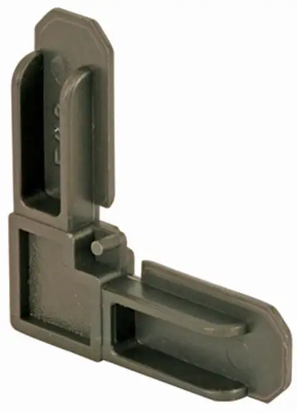 Prime Line PL-14259 Bronze Square Cut Frame Corner 3/4x7/16 Inch 100-Pack