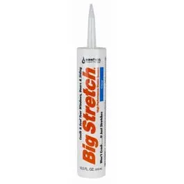 Clear Acrylic Rubber Sealant 10.5-oz Home Repairs Big Stretch