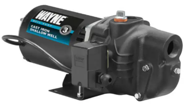 Wayne SWS50 1/2 HP Cast Iron Shallow Well Jet Pump Water Supply