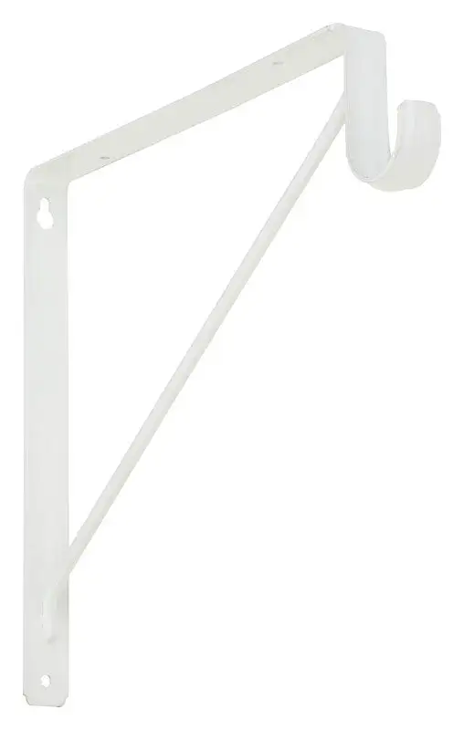 National Hardware White Steel Shelf Bracket - 12.7/16 Inch Pack 10
