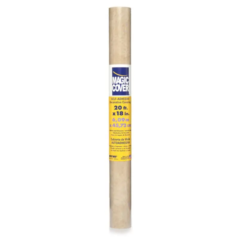 Con-Tact 16 ft. L X 18 . W Marble Coffee Self-Adhesive Shelf Liner Pack 6 Stylish
