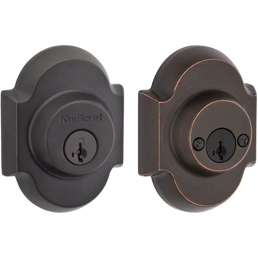 980 3 SMT CP K4 1-Cylinder Deadbolt Polished Brass