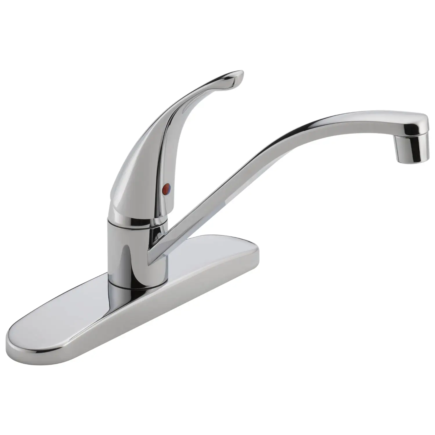 Peerless P188200LF Single Lever 3-Hole Kitchen Faucet Chrome Finish 1.80 GPM