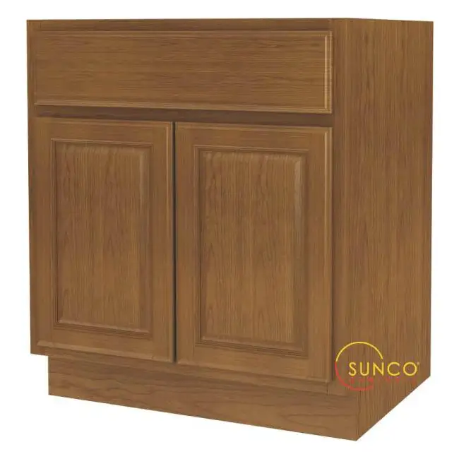 Sunco SB30RT-B 30-Inch 2-Door Sink Base Cabinet Kitchen Sink Storage
