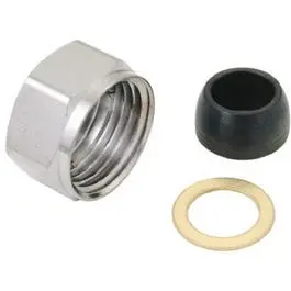 Slip Joint Nuts Washers & Rings 7/16 or 1/2-Inch OD Rubber Connectors Master Plumber