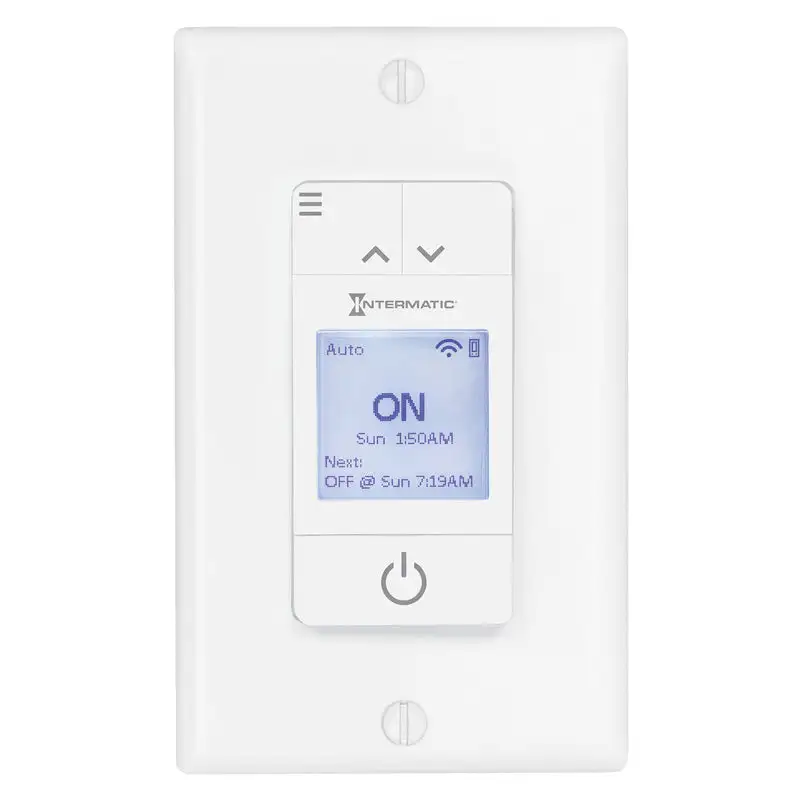 Intermatic Ascend Heavy Duty 7 Day Wi-Fi Programmable Timer 120V White