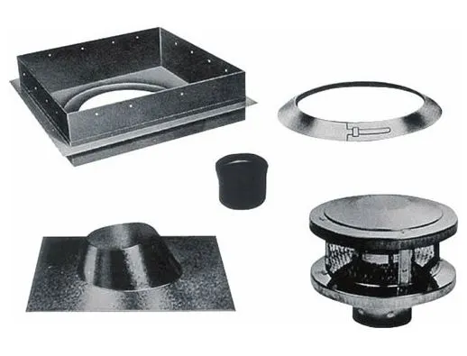 Selkirk DSP6P36-1 Double Wall Smoke Pipe 6 x 36 Inches Black Finish