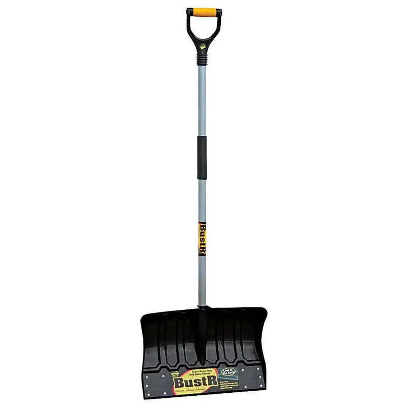Yeoman BustR 18 Inch Wide Poly Snow Shovel 55 Inch Long