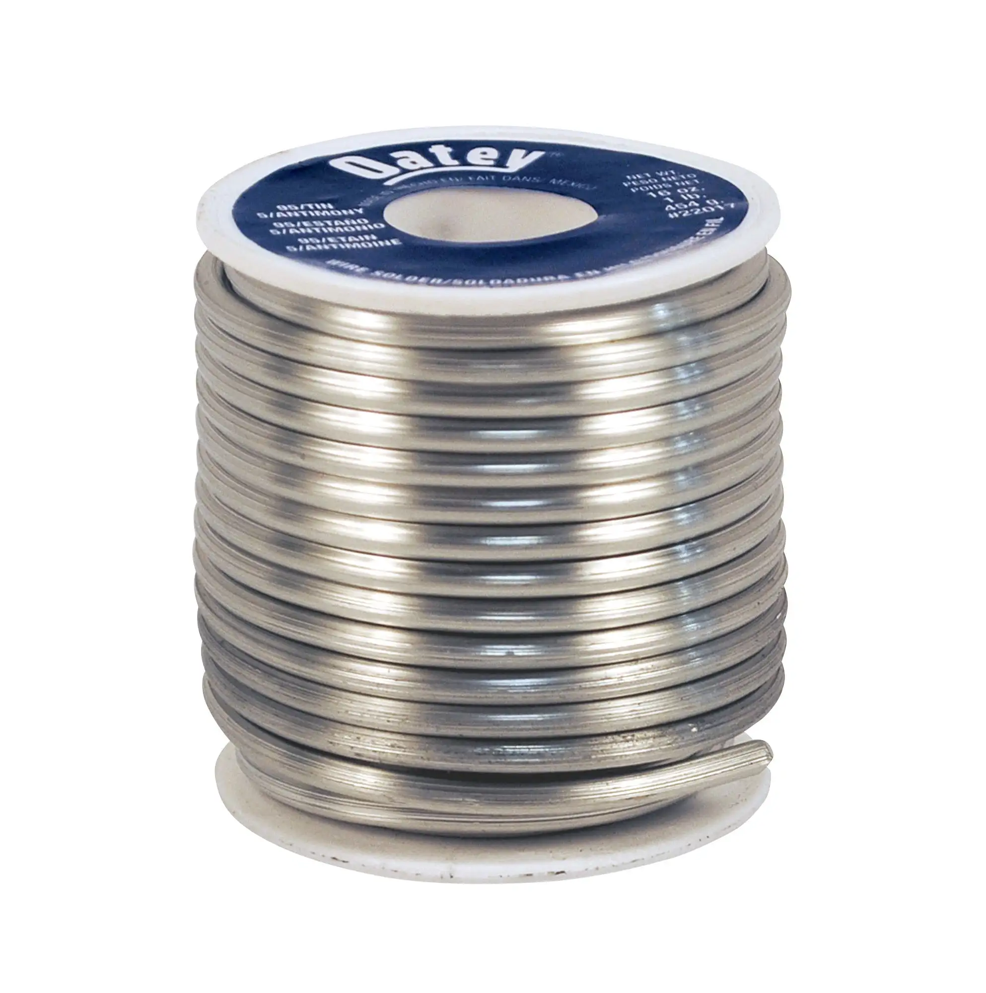 Oatey 22018 95/5 Lead Free Plumbing Wire Solder 1 lbs Silver Pipe Joints
