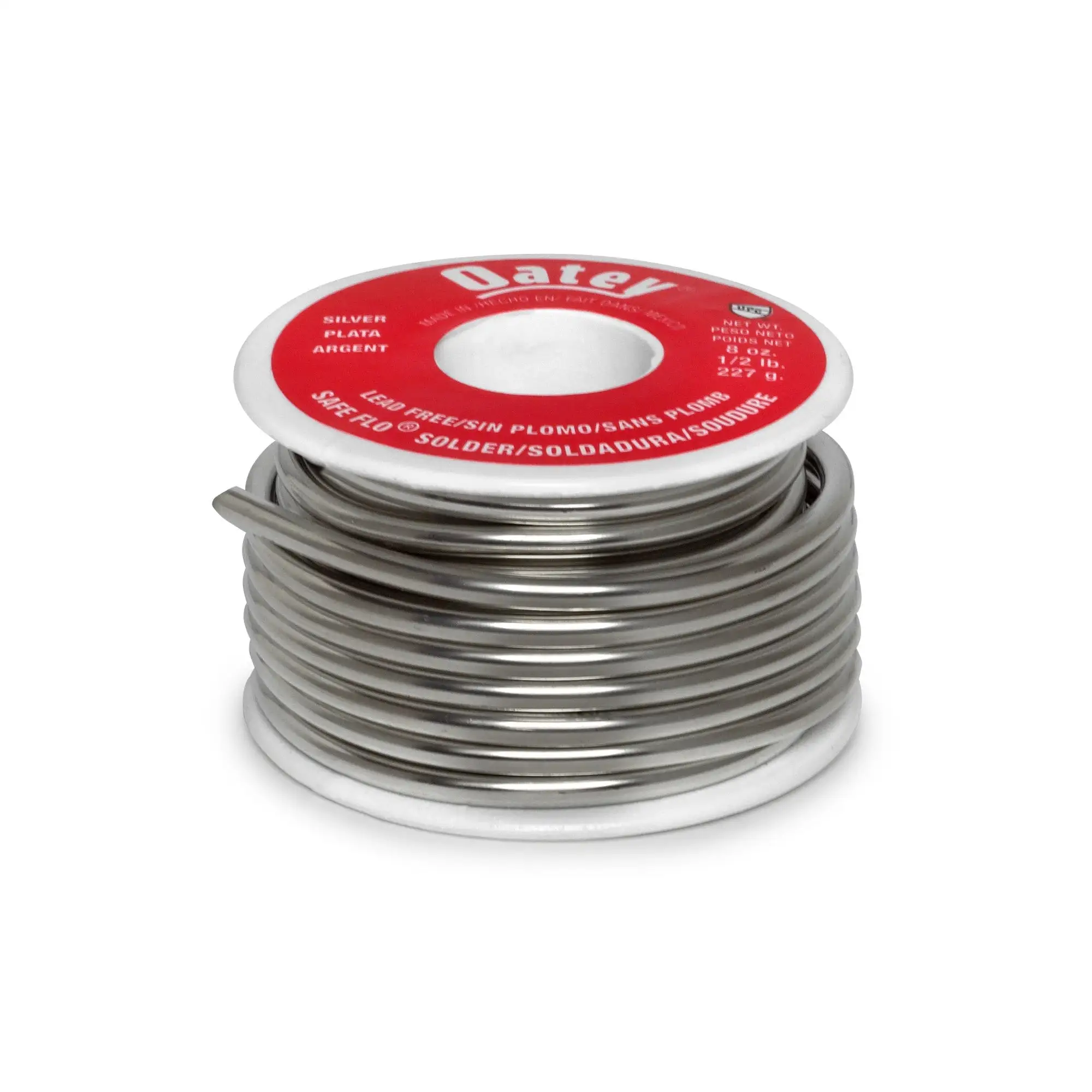 Oatey 29024 Safe-Flo Lead-Free Plumbing Wire Solder 1/2 lb Silver
